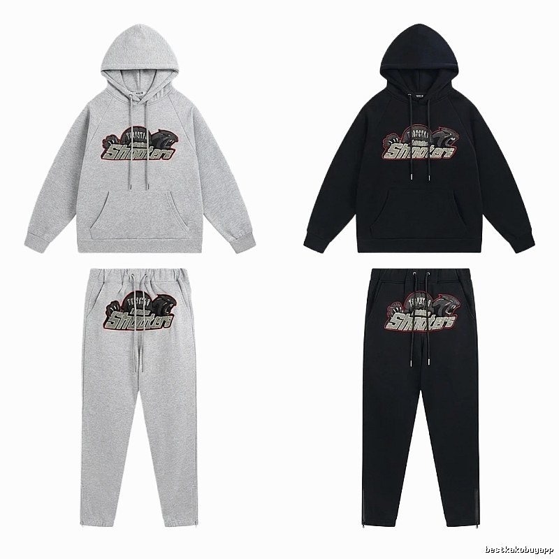 Trapstar sporty grey/black suit set