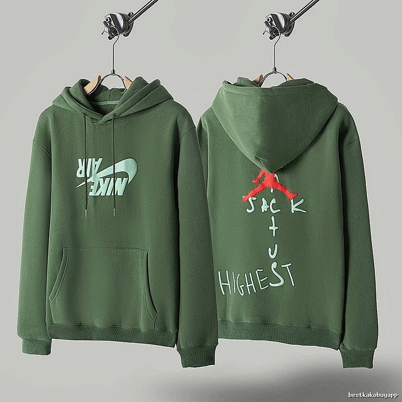 Travis Scott Classic Graphic hoodie Green Printed Graphics for Daily Styling