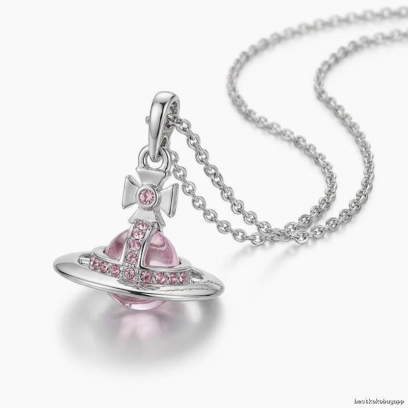 Vivienne Westwood Saturn series silver necklace